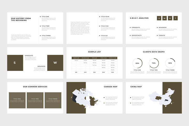Boneti Minimalist PowerPoint Template - TheSlideQuest