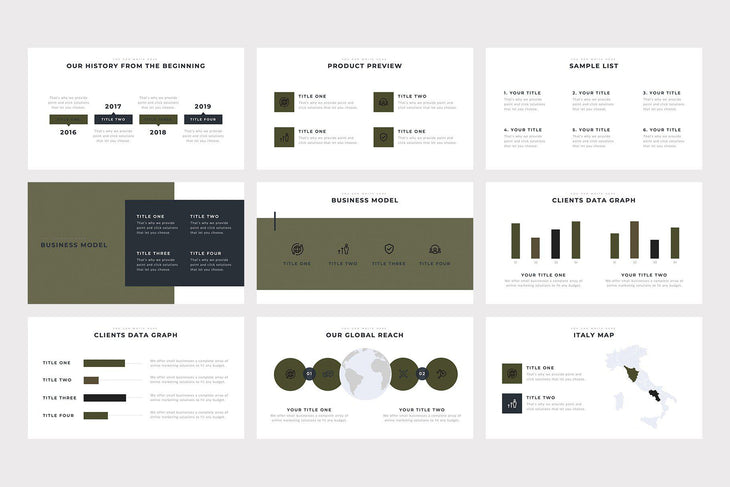 Monsieur PowerPoint Template - TheSlideQuest