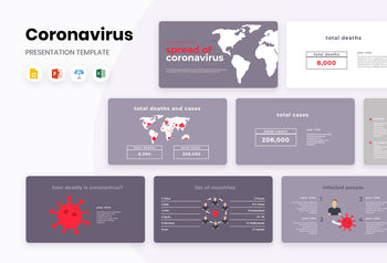 Spread of Coronavirus Presentation Template-PowerPoint Template, Keynote Template, Google Slides Template PPT Infographics -Slidequest