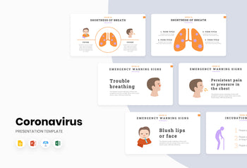 COVID 19 Symptoms Presentation Template-PowerPoint Template, Keynote Template, Google Slides Template PPT Infographics -Slidequest