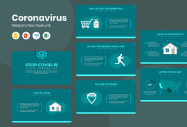 Stop COVID 19 from Spreading Presentation Template-PowerPoint Template, Keynote Template, Google Slides Template PPT Infographics -Slidequest