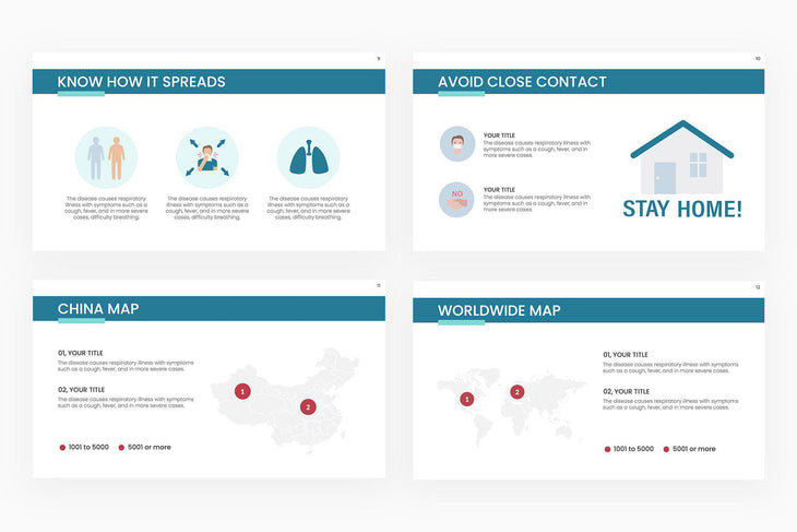 COVID 19 Overview Presentation Template-PowerPoint Template, Keynote Template, Google Slides Template PPT Infographics -Slidequest