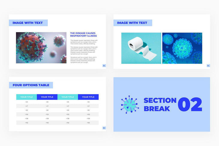 Coronavirus Presentation Template-PowerPoint Template, Keynote Template, Google Slides Template PPT Infographics -Slidequest
