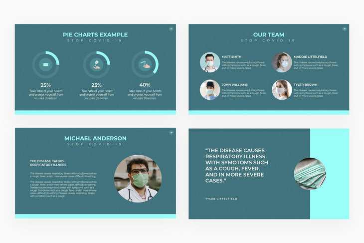 Stop COVID 19 from Spreading Presentation Template-PowerPoint Template, Keynote Template, Google Slides Template PPT Infographics -Slidequest