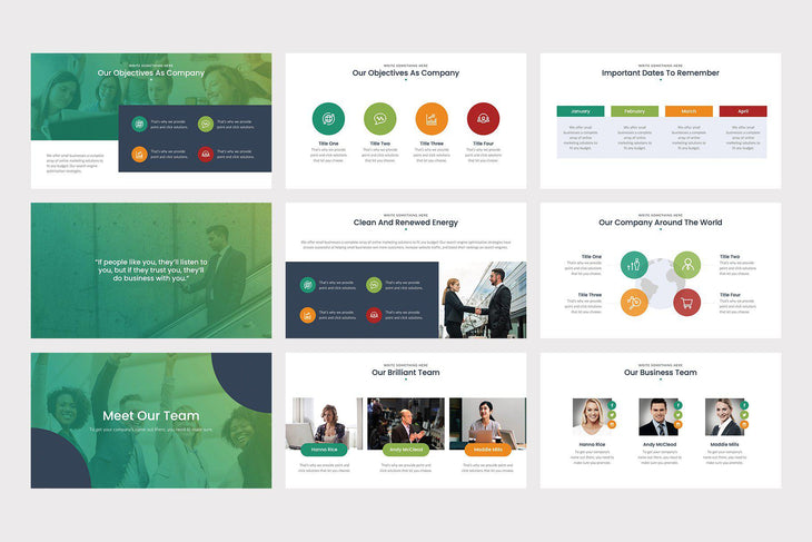 Corpo PowerPoint Template - TheSlideQuest