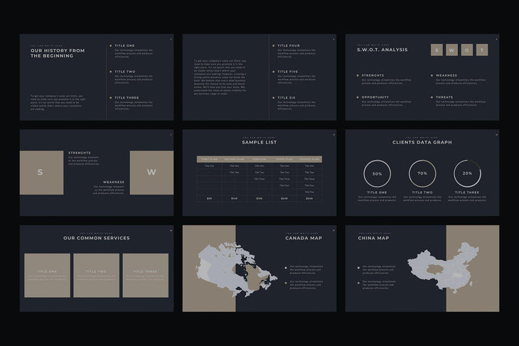 Boneti Minimalist PowerPoint Template - TheSlideQuest