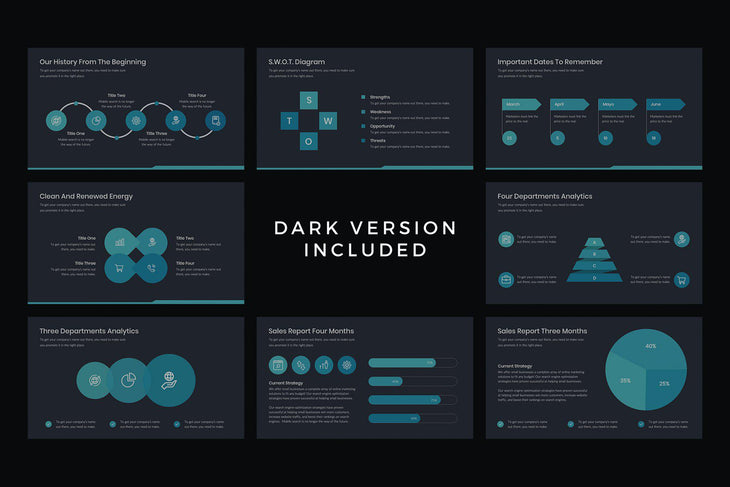 Bridgewater Business PowerPoint Template - TheSlideQuest
