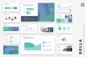 Della Business PowerPoint Template - TheSlideQuest