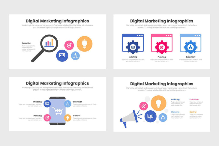 Digital Marketing Infographics-PowerPoint Template, Keynote Template, Google Slides Template PPT Infographics -Slidequest