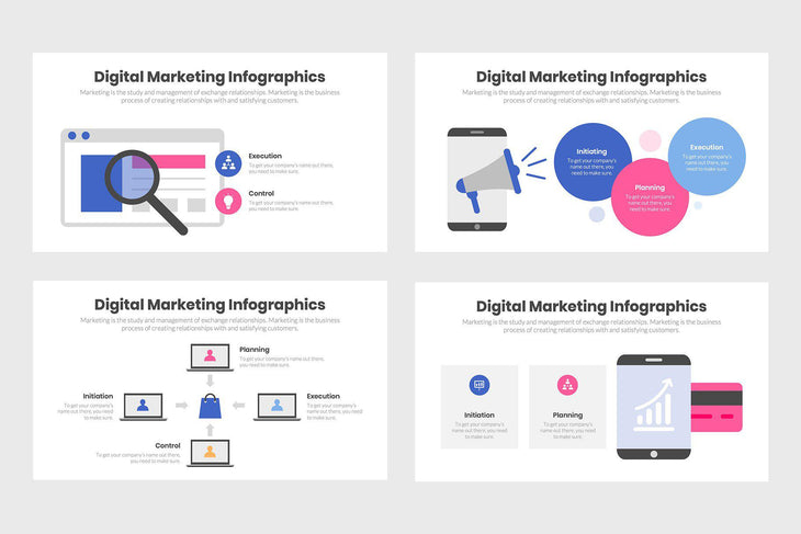 Digital Marketing Infographics-PowerPoint Template, Keynote Template, Google Slides Template PPT Infographics -Slidequest