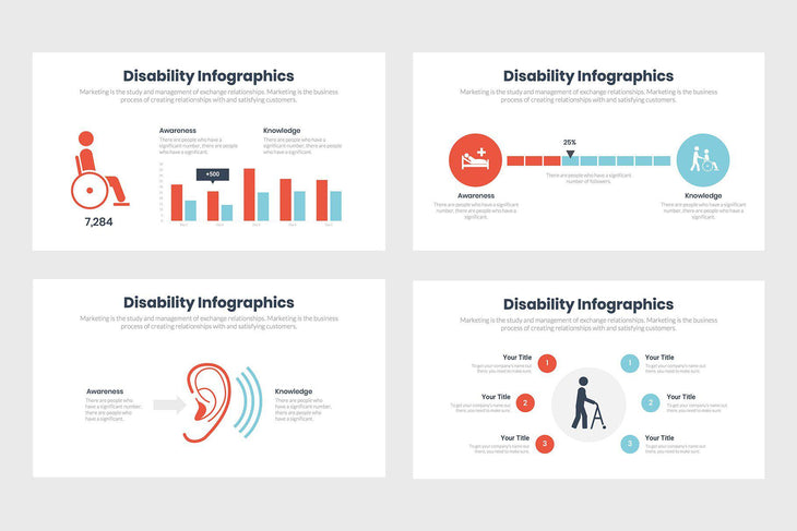 Disability Infographics Template PowerPoint Keynote Google Slides PPT KEY GS