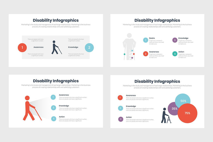 Disability Infographics Template PowerPoint Keynote Google Slides PPT KEY GS