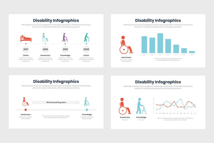 Disability Infographics Template PowerPoint Keynote Google Slides PPT KEY GS