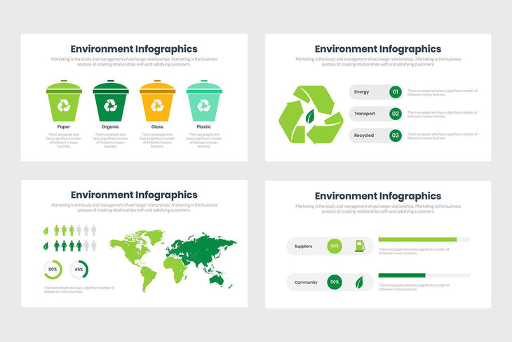 Environment Infographics Template PowerPoint Keynote Google Slides PPT KEY GS