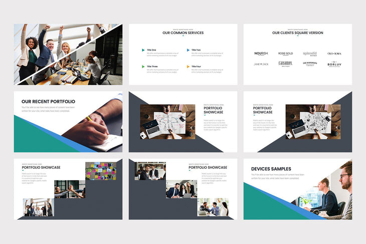 Fenix Marketing Pitch PowerPoint Template - TheSlideQuest