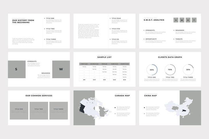 Boneti Minimalist PowerPoint Template - TheSlideQuest