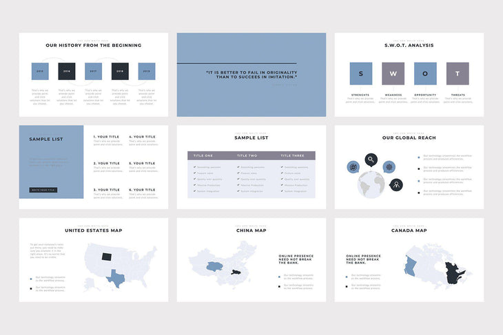 Futuro Minimal PowerPoint Template - TheSlideQuest