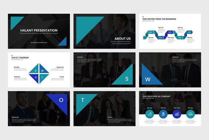 Halant PowerPoint Template - TheSlideQuest