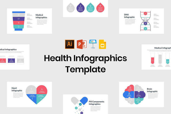 Health Infographics Template - TheSlideQuest