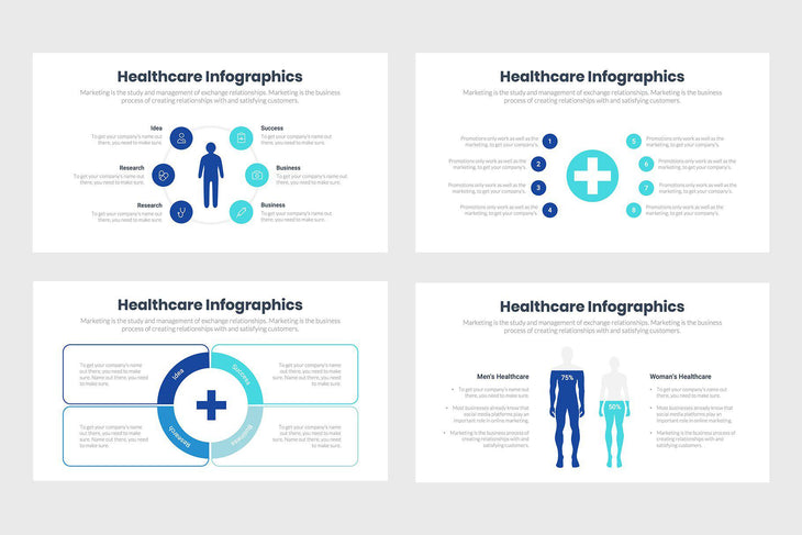 Healthcare Infographics-PowerPoint Template, Keynote Template, Google Slides Template PPT Infographics -Slidequest