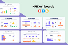 KPI Dashboards Infographics-PowerPoint Template, Keynote Template, Google Slides Template PPT Infographics -Slidequest