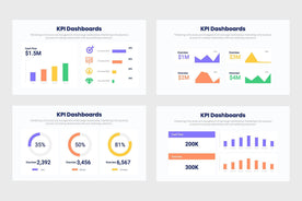 KPI Dashboards Diagrams Charts Infographics Template PowerPoint Keynote Google Slides PPT KEY GS