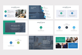 Marcher Keynote Template - TheSlideQuest