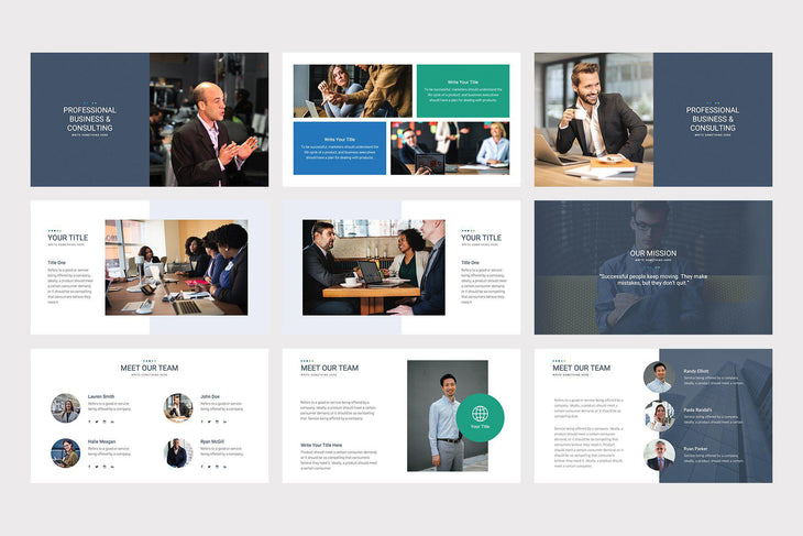 Marcher Keynote Template - TheSlideQuest