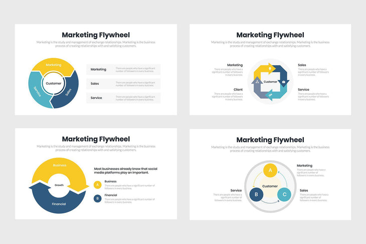 Marketing Flywheel-PowerPoint Template, Keynote Template, Google Slides Template PPT Infographics -Slidequest