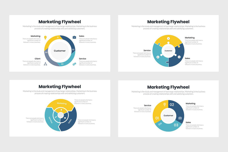 Marketing Flywheel-PowerPoint Template, Keynote Template, Google Slides Template PPT Infographics -Slidequest