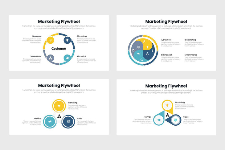 Marketing Flywheel-PowerPoint Template, Keynote Template, Google Slides Template PPT Infographics -Slidequest