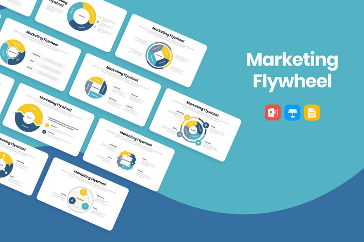 Marketing Flywheel-PowerPoint Template, Keynote Template, Google Slides Template PPT Infographics -Slidequest