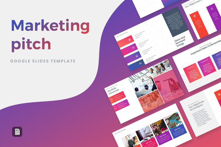 Marketing Pitch Deck Google Slides - TheSlideQuest