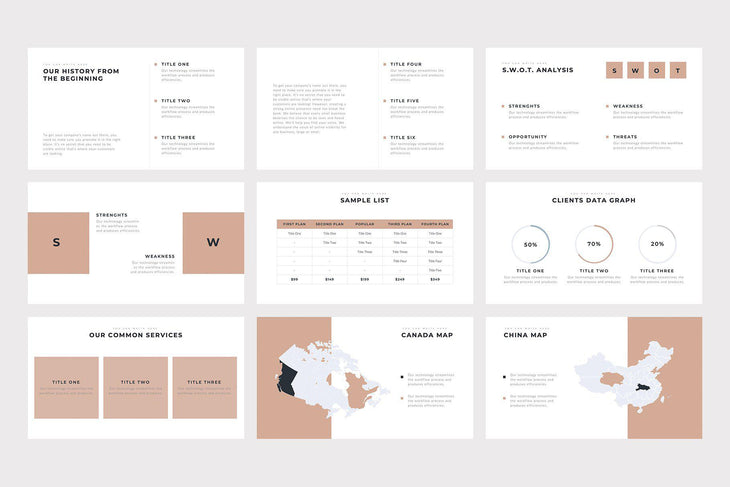 Boneti Minimalist PowerPoint Template - TheSlideQuest