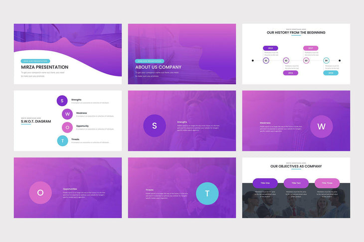 Mirza Business PowerPoint Template - TheSlideQuest
