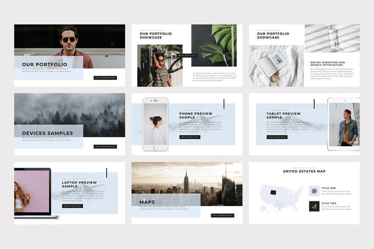 Monsieur PowerPoint Template - TheSlideQuest