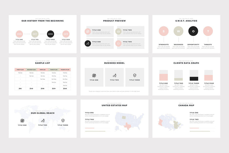 Brown Minimal PowerPoint Template - TheSlideQuest