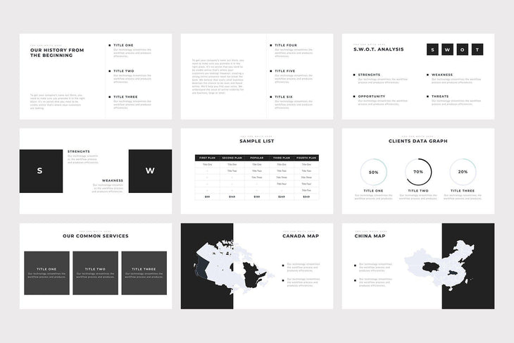 Boneti Minimalist PowerPoint Template - TheSlideQuest