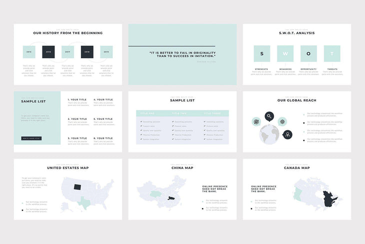 Futuro Minimal PowerPoint Template - TheSlideQuest