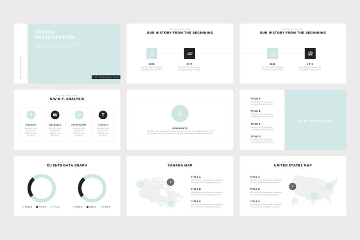 Cordia Keynote Template - TheSlideQuest