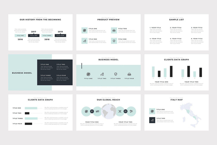 Monsieur PowerPoint Template - TheSlideQuest