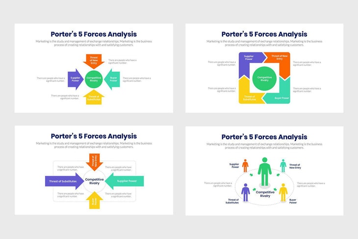 Porter 5 Forces Infographics Template PowerPoint Keynote Google Slides PPT KEY GS