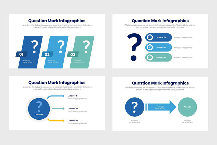 Question Mark Infographics-PowerPoint Template, Keynote Template, Google Slides Template PPT Infographics -Slidequest