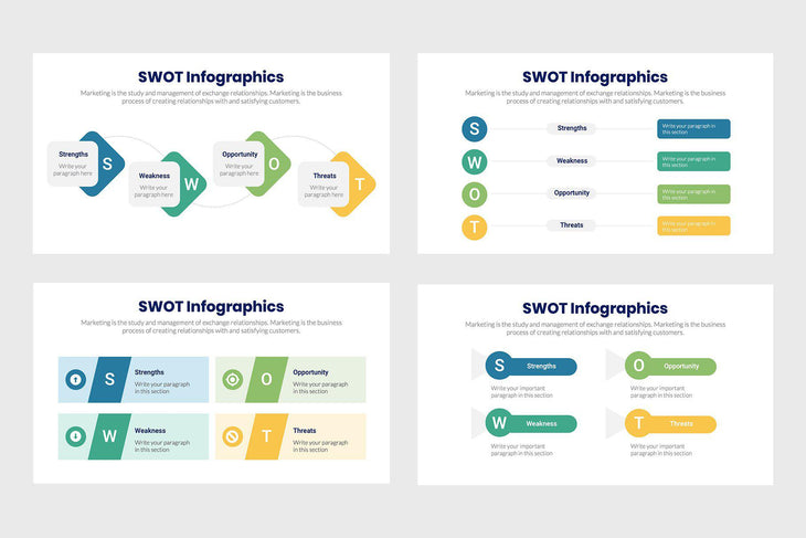 SWOT Infographics Template PowerPoint Keynote Google Slides PPT KEY GS