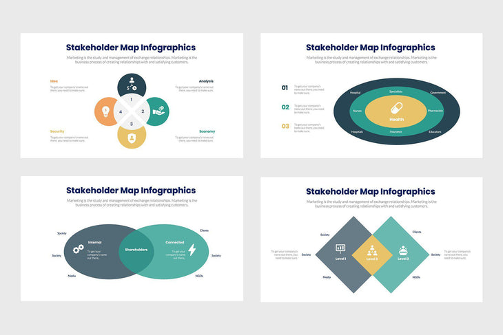 Stakeholder Map Infographics Template PowerPoint Keynote Google Slides PPT KEY GS