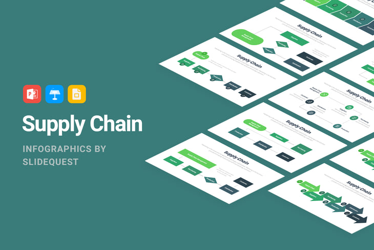 Supply Chain-PowerPoint Template, Keynote Template, Google Slides Template PPT Infographics -Slidequest