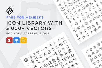 Vector Icons Library-PowerPoint Template, Keynote Template, Google Slides Template PPT Infographics -Slidequest
