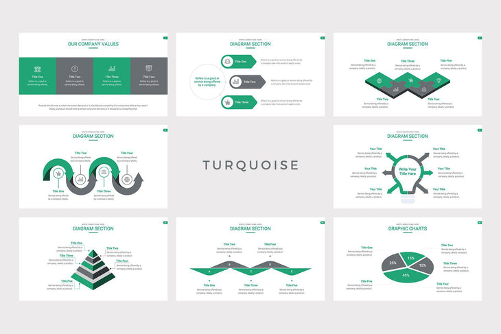 Highland Marketing Pitch Deck PowerPoint Template - TheSlideQuest