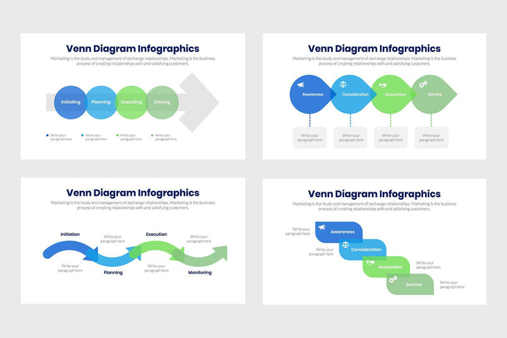 Venn Infographics-PowerPoint Template, Keynote Template, Google Slides Template PPT Infographics -Slidequest