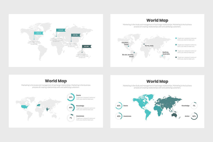 World Map Infographics-PowerPoint Template, Keynote Template, Google Slides Template PPT Infographics -Slidequest